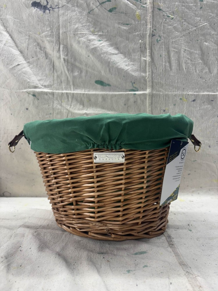 Sunlite Front Wicker Basket-Honey