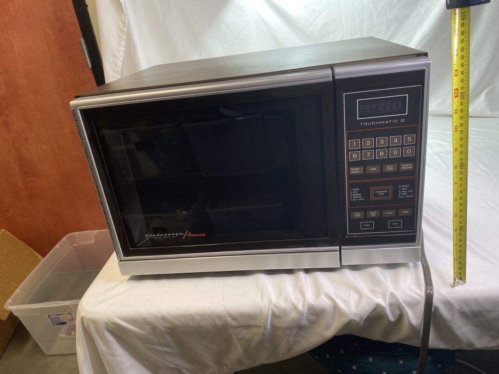Vintage Radarange Touchmatic Microwave Oven
