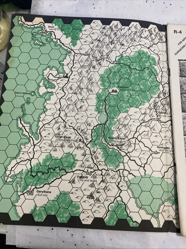 Doc's Island Advanced D&D RPGA VHTF Used TSR R-4 Module