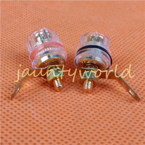 2PC Speaker Terminal AMP Banana Jack Binding Post