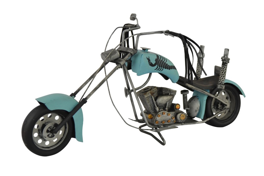 Custom Stretched Metal Chopper Bottle Holder