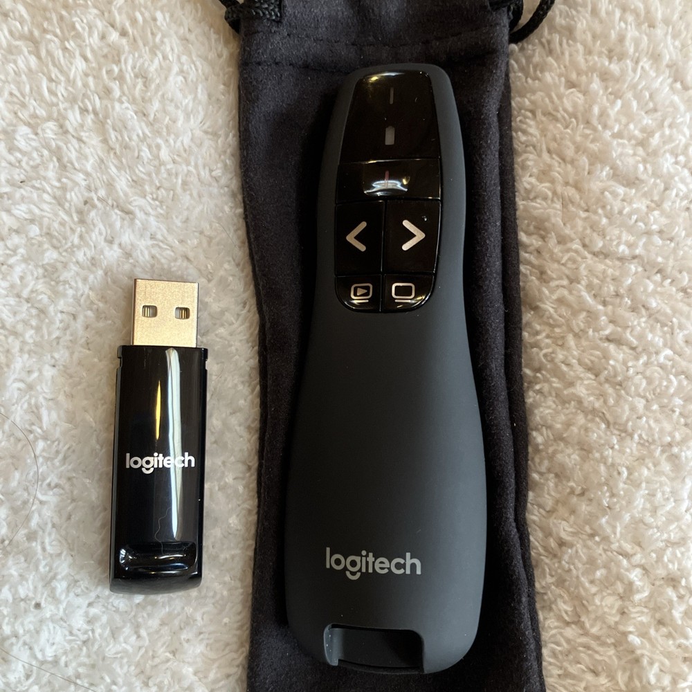 Logitech R400 Laser Presentation Remote - Black