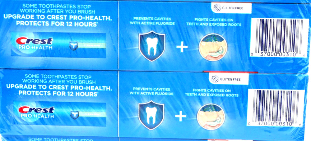 Crest Cavity Protection Toothpaste Regular Paste 8.2 oz – Pack of 4