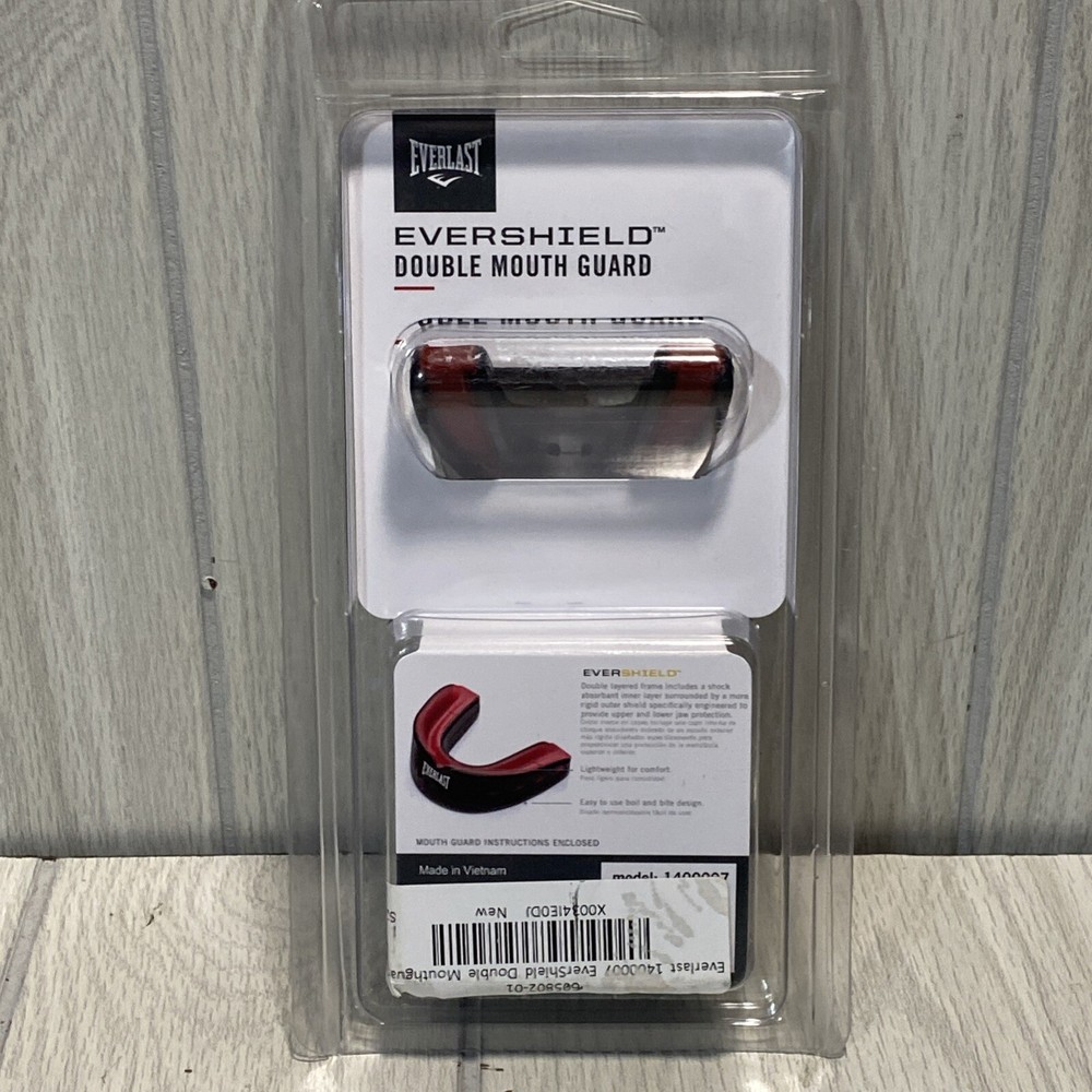 Everlast Evershield Double Mouthguard Red Sealed