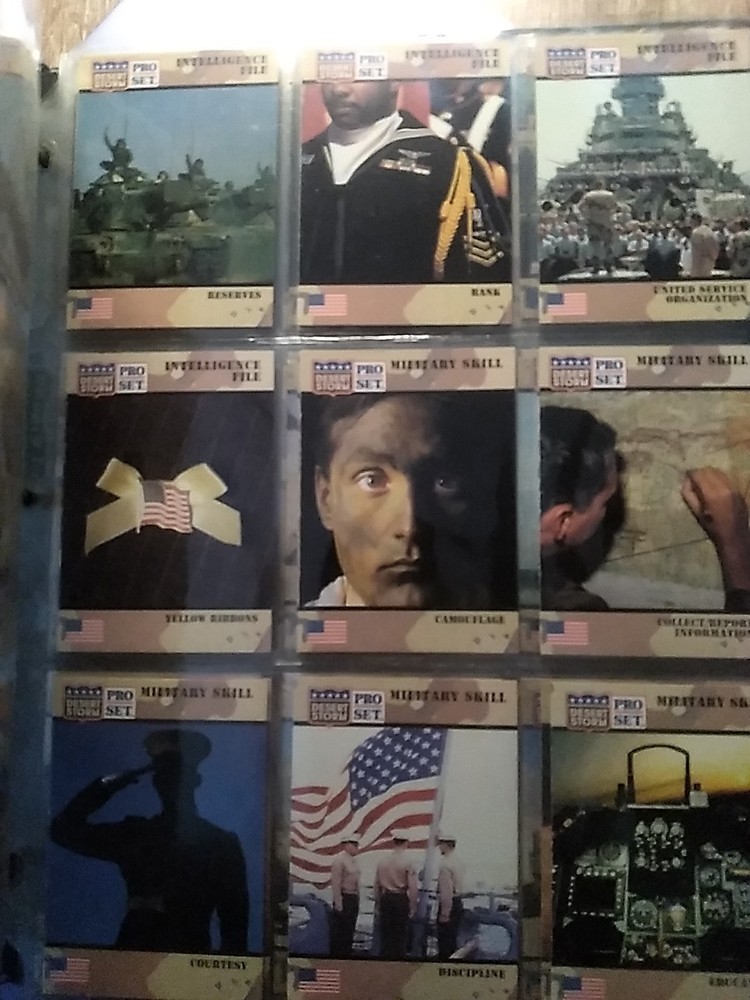 Desert Storm Pro Set Trading Cards