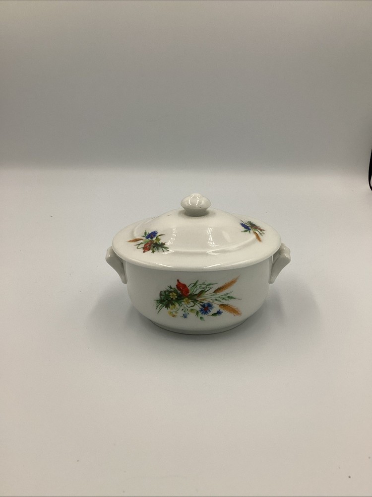 Cordon Blue Covered Sugar Bowl