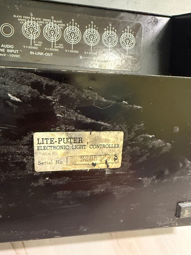 Lite-Puter C-801 Electronic Lite Controller with 8 Channels Untested