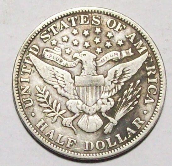 1909-P BARBER HALF DOLLAR Sharp VF+ #24C29