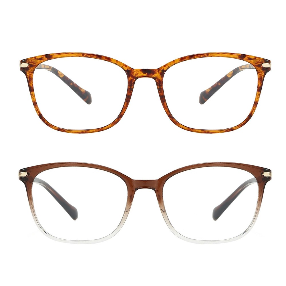 2 Pack Blue Light Blocking Glasses For Women/Men Computer Glasses Blue Light ...