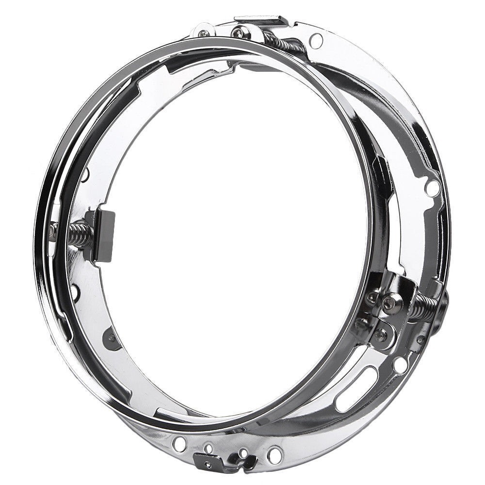 7" Inch LED Headlight Mounting Ring Bracket For Harley Motorcycle Trim Holder