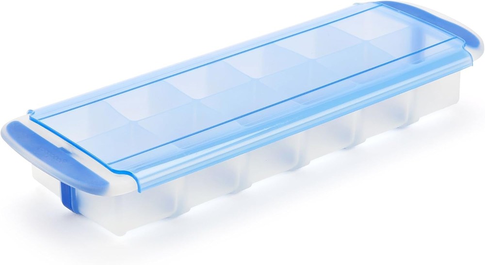 Touch Prep and Freeze Ice Tray, 2-oz. Cubes, Staable with