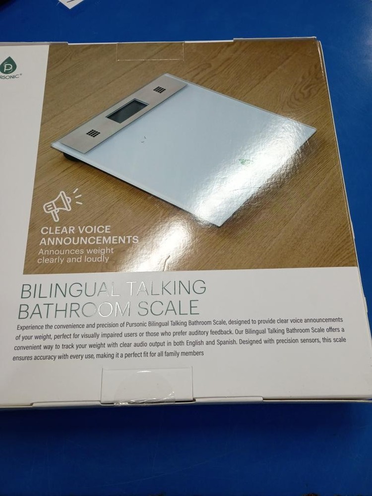 TALKING DIGITAL BATHROOM SCALE (J31004818)