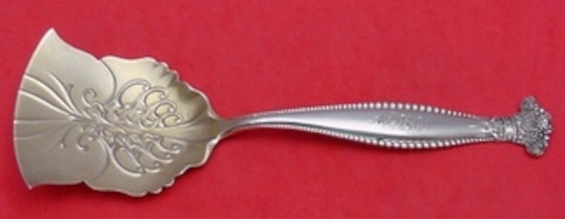 Sandringham by Shiebler Sterling Silver Tomato Server GW Rectangular 7 3/8"