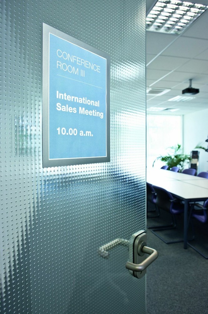 DURABLE ADHESIVE DISPLAY FRAME A4 WITH FOLDING MAGNETIC CLOSURE PANEL