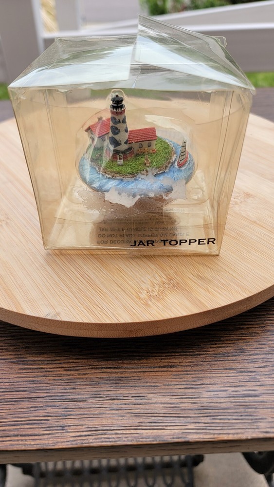 Kohls Lighthouse Jar Topper Candle Top