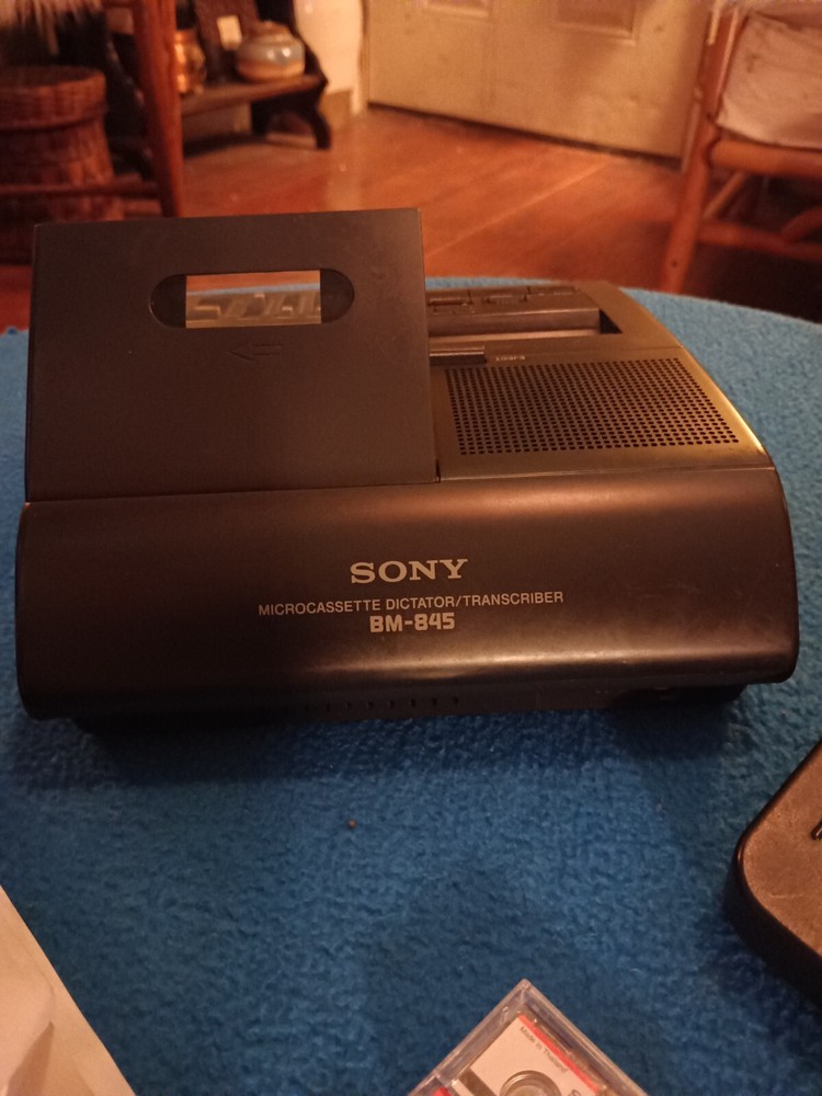 Sony BM 845 Dictator Micro cassette Transcriber Works!