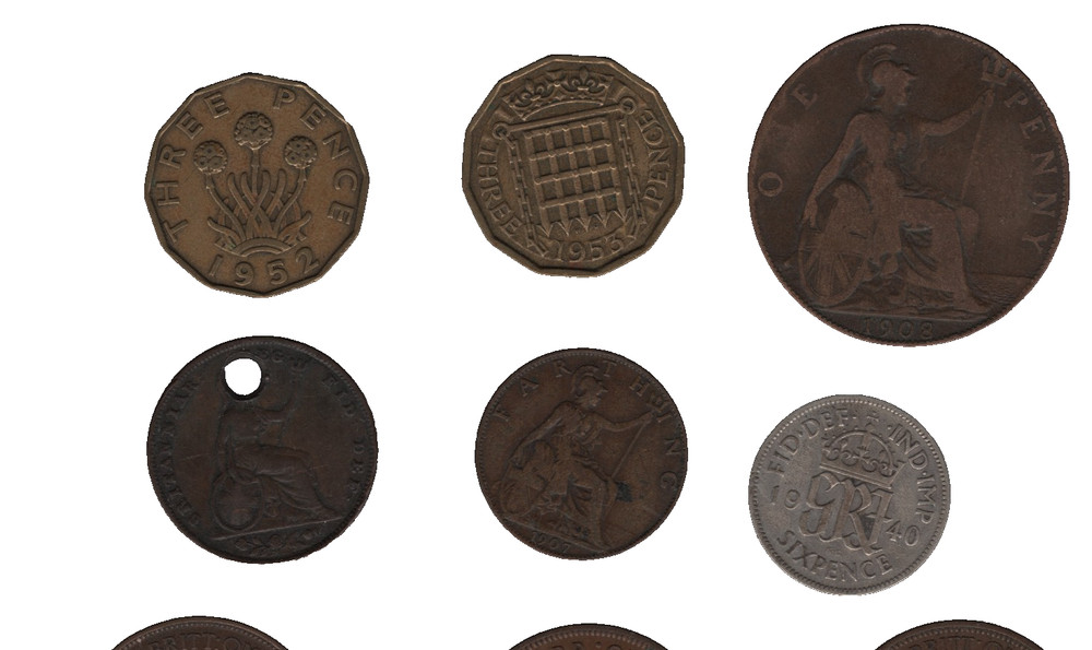 British Coins Bulk Lot – Small Mixed Selection ×11