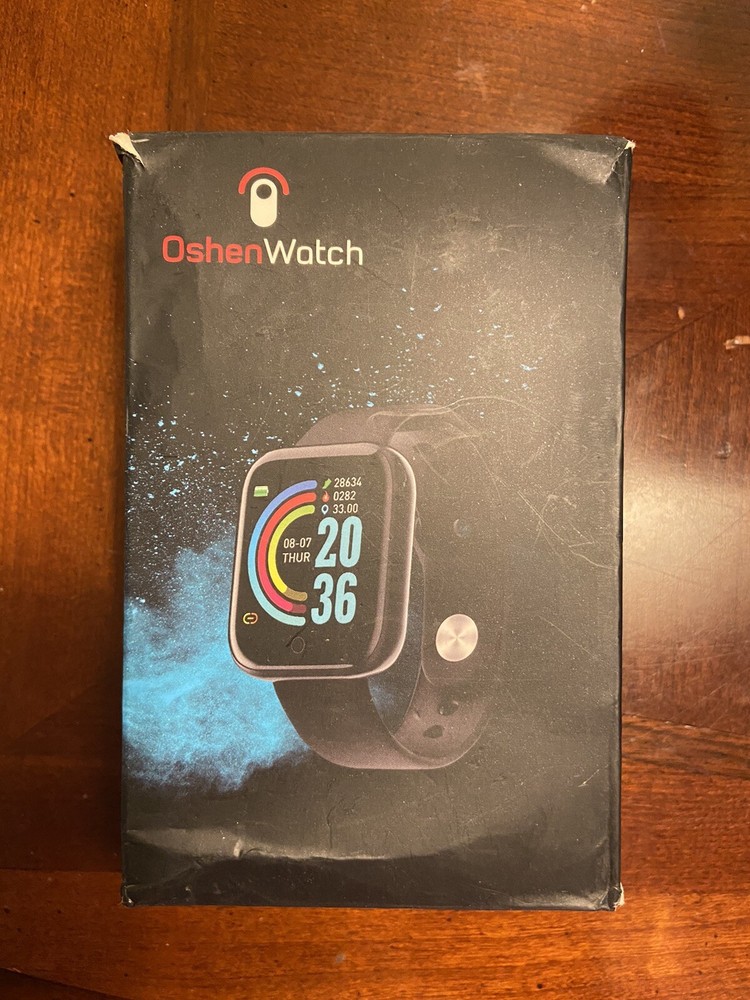 NEW OSHEN WATCH ACTIVITY TRACKER Black Band NIB