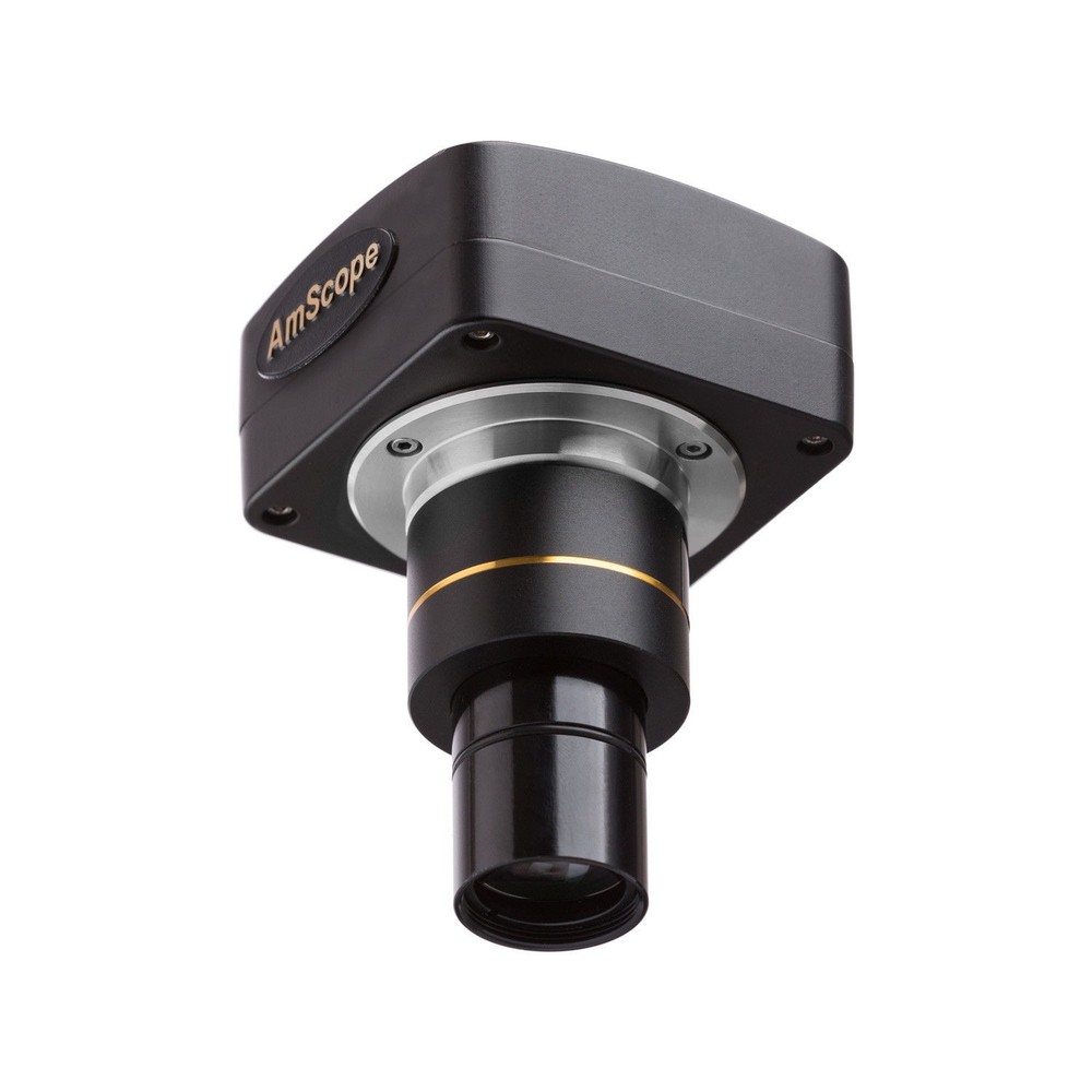 AmScope 5MP High-Speed USB Microscope Camera + Reduction Lens + Calibration Kit