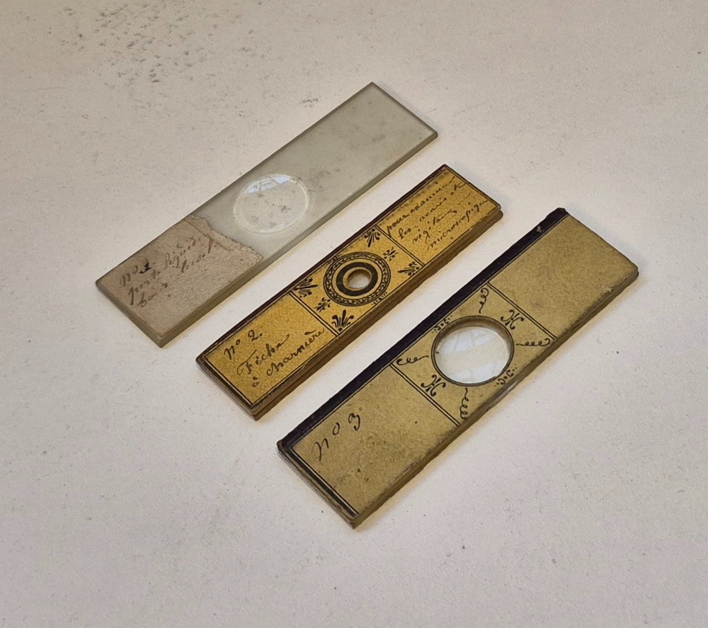 Three stage accessories liquid-holders & two unusual folding liveboxes, c. 1860