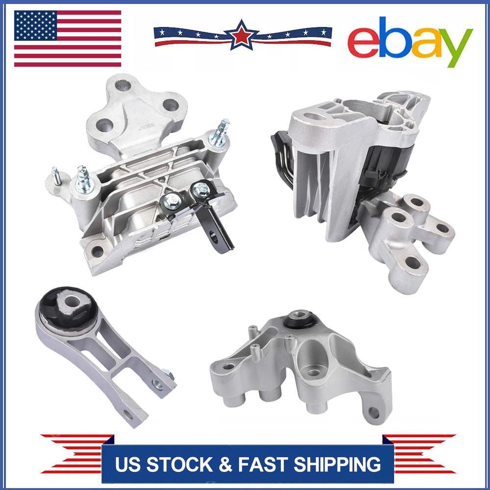 4* Engine Mount & Auto Trans. Mount Set For Chrysler Voyager Pacifica 2017-2023