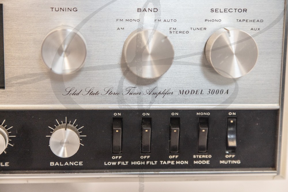 BEAUTIFUL WORKING VINTAGE SANSUI 3000A SOLID STATE STEREO RECEIVER 6MO WARANTY