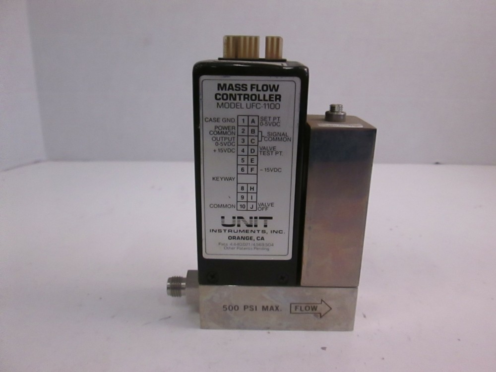 Unit UFC-1100 Mass Flow Controller, SiH4, .5 SLM, Used