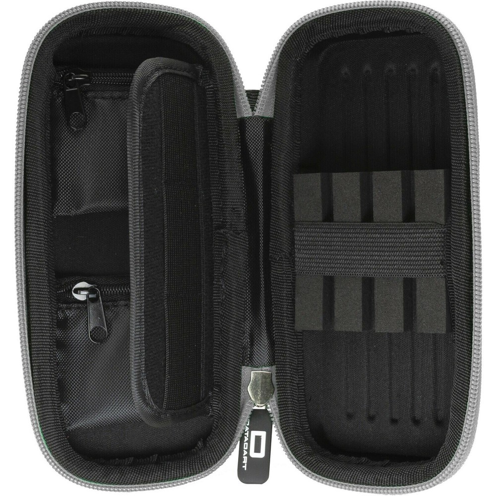 GREY DATADART PRO PAC HARD SHELL DART CASE WILL HOLD FULLY LOADED DARTS