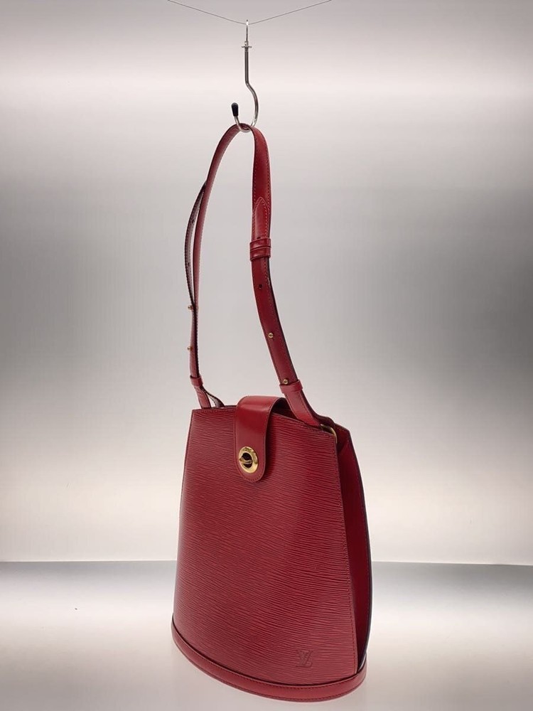 LOUIS VUITTON Shoulder Bag Cluny Epi M52257 Leather Red Used