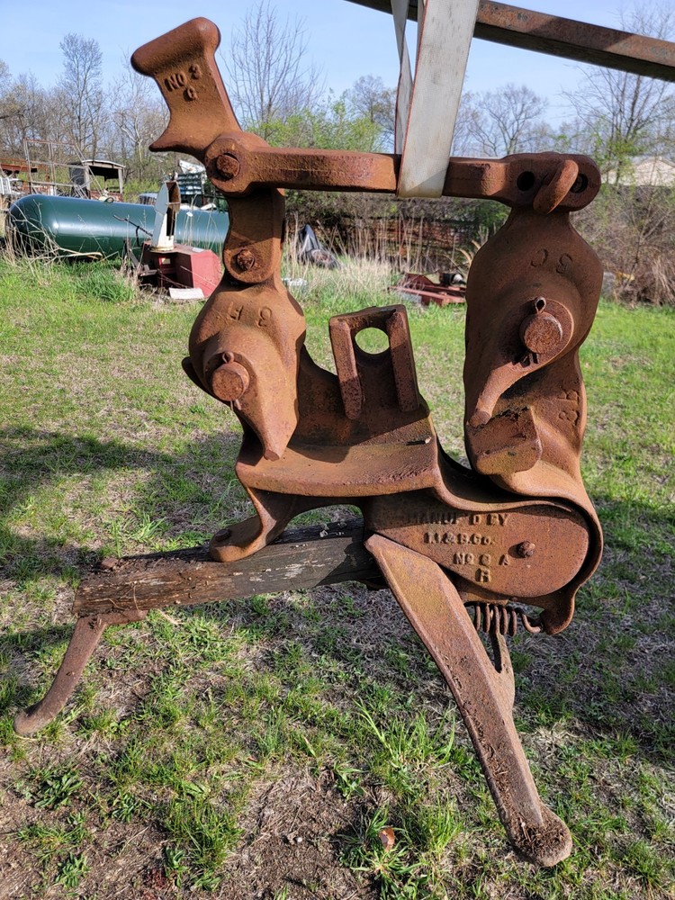 Antique Blacksmith Tire Shrinker