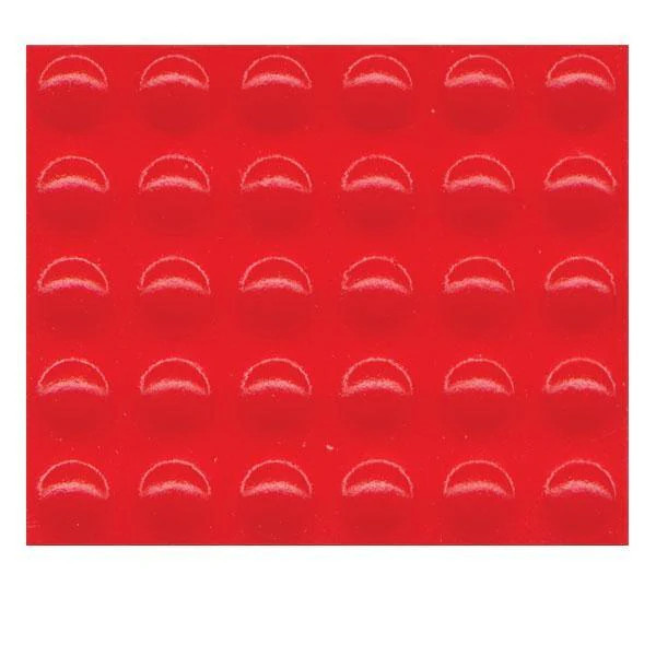 Bump Dots - Medium Round Orange-Red 30 pk