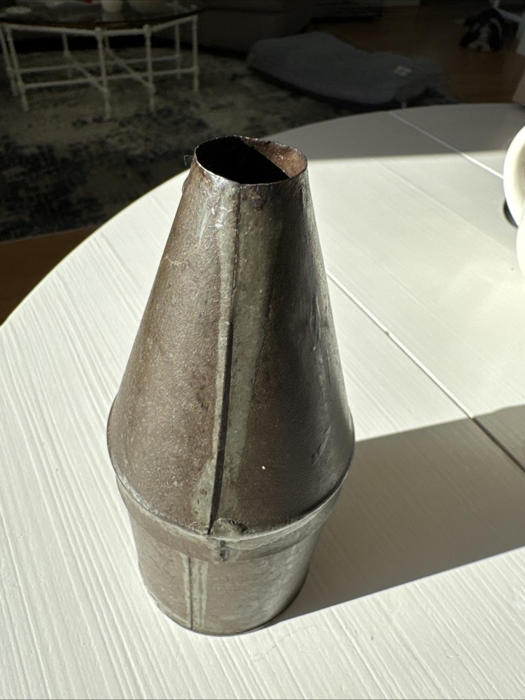 Industrial Tin Tool Container 6”