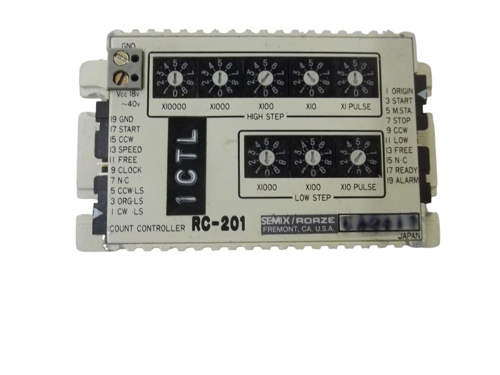 RORZE RC-201 COUNT CONTROLLER UNMP
