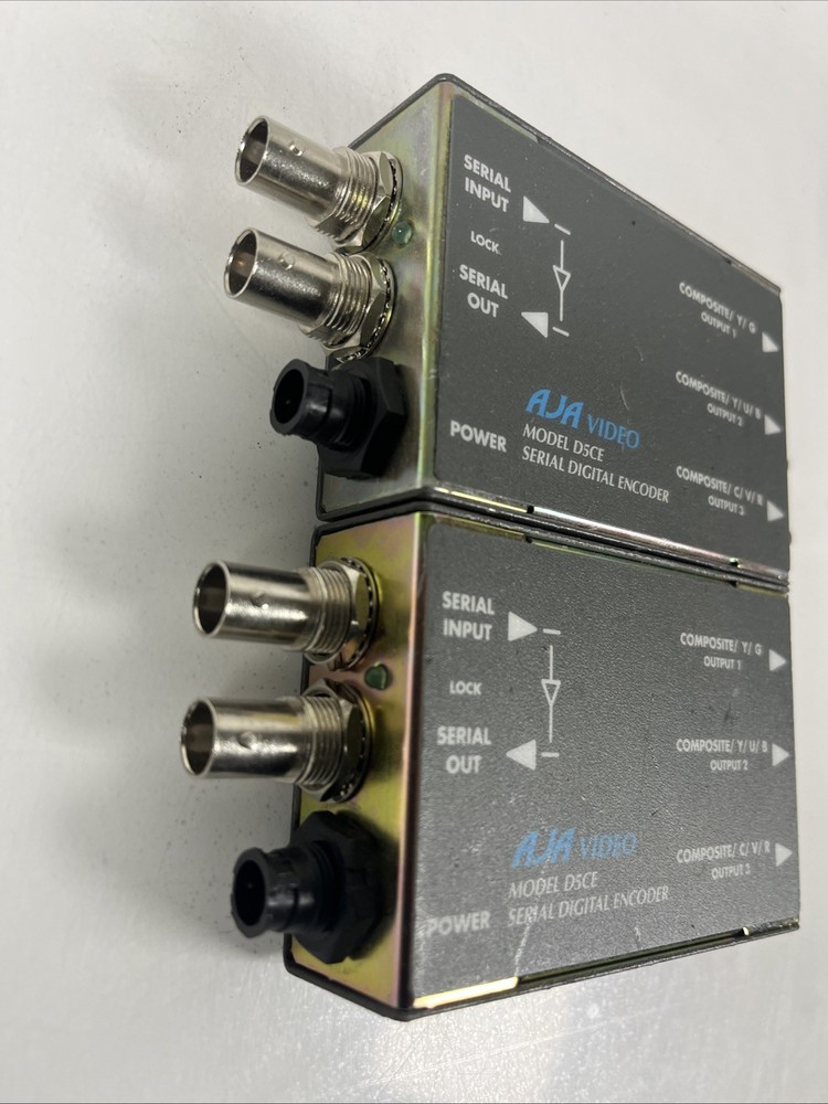 AJA D5CE HDTV SERIAL DIGITAL ENCODER Set of 2