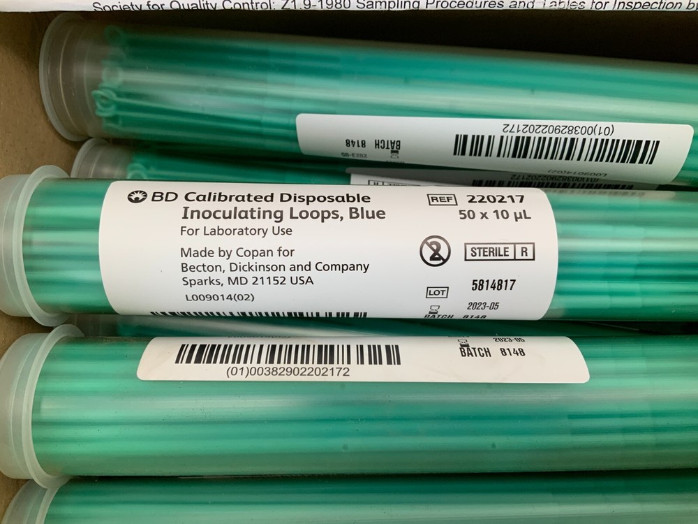 (1000) BD 220217 Disposable Loop/Blue 10ul