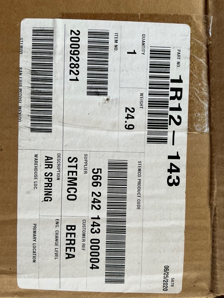 Goodyear 1R12-143 Air spring