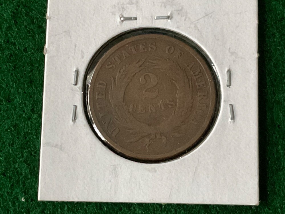 1865 2 cent Coin ~T;1