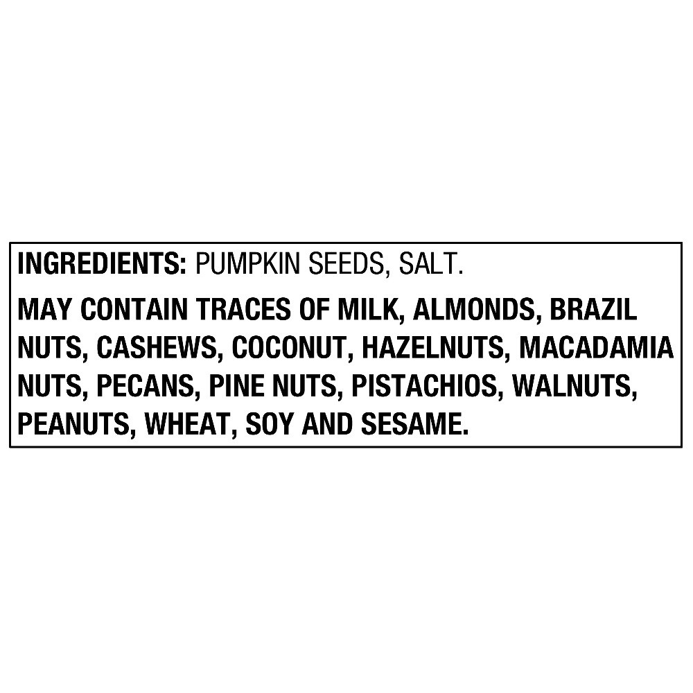 (3 pack) Great Value Roasted & Salted Pumpkin Seeds, 5 oz
