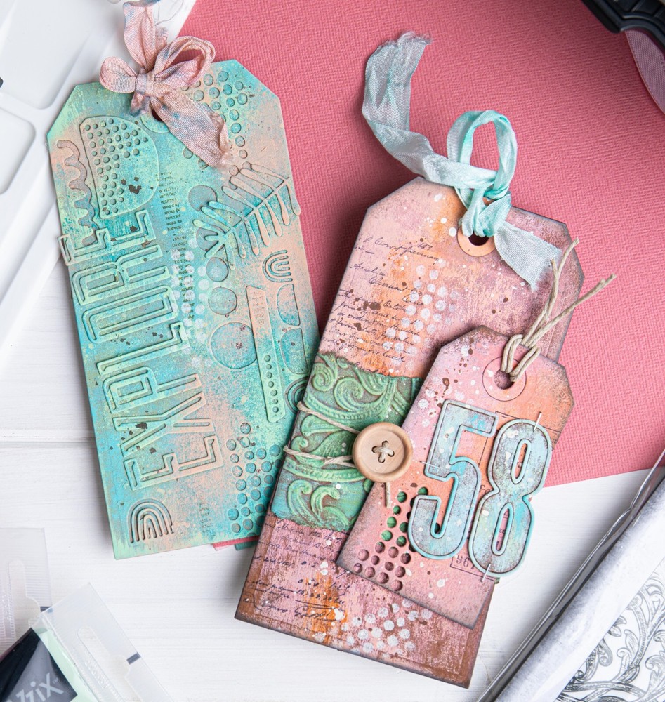 Sizzix Thinlits Alphanumeric Emporium 41pc set #666282 Retail $24.99 Tim Holtz