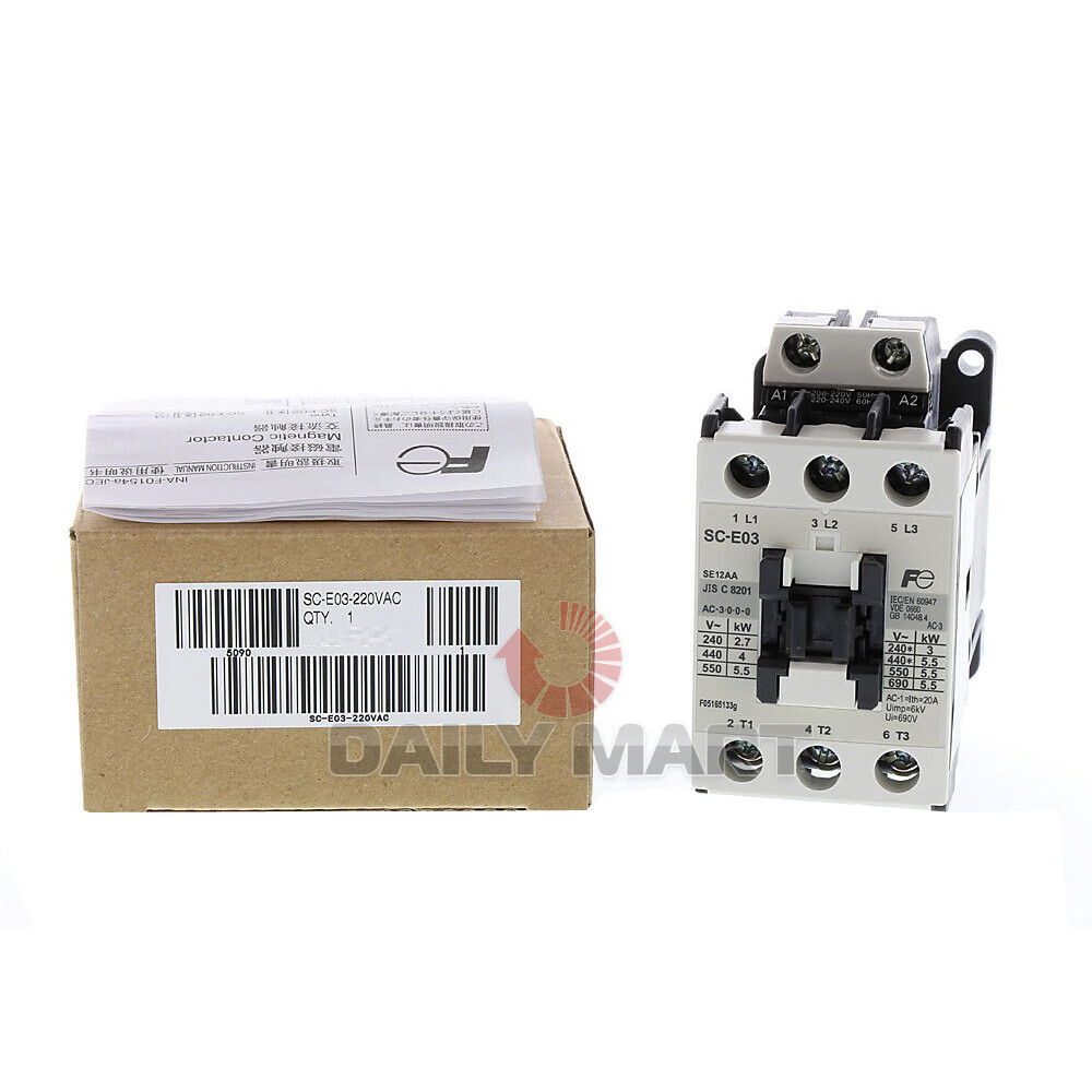 New In Box FUJI SC-E03 110VAC Contactor