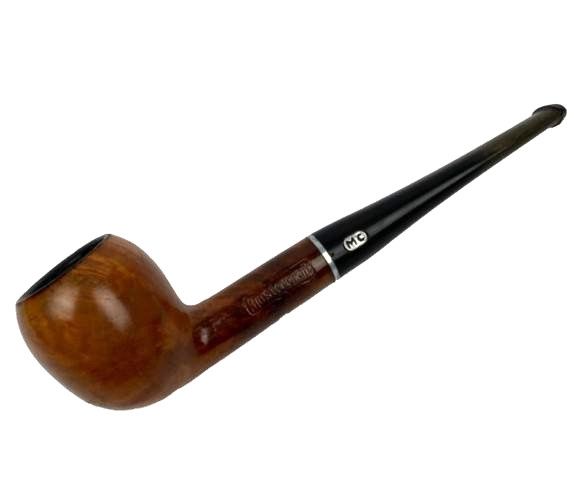 Vintage Mastercraft Synchromatic Briar Pipe Imported Italy Billiard Shape