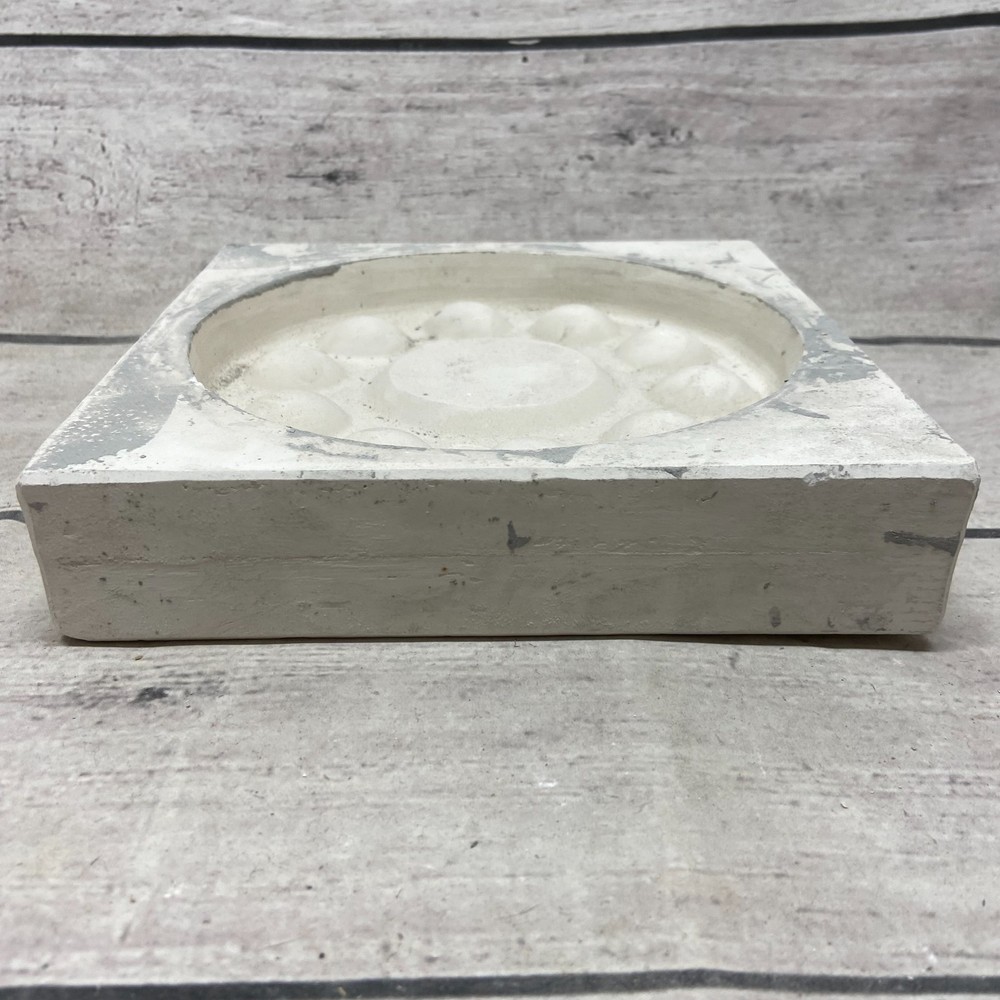 Unbranded Ceramic Casting Mold Round Deviled Egg Serving Platter Tray