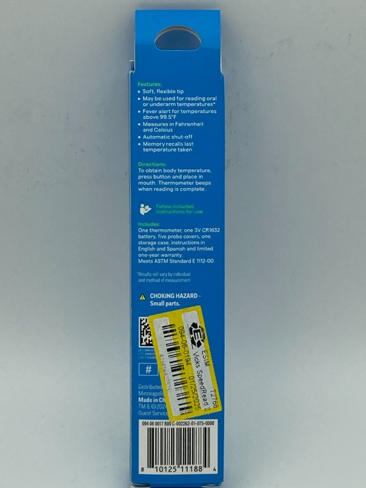 Fever Flash Digital Thermometer Flexible Easy Read