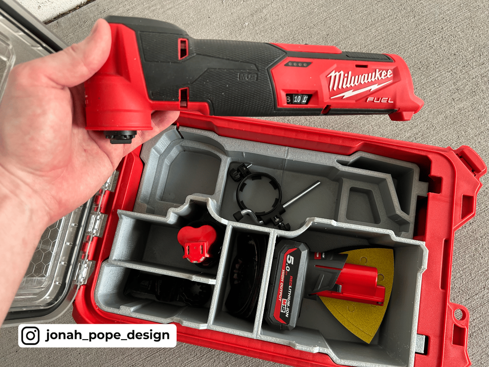 Milwaukee Packout Insert for M12 Fuel Multi-tool (Insert Only)