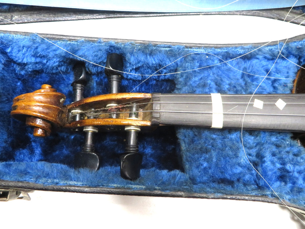 Vintage Violin, Bow and Case