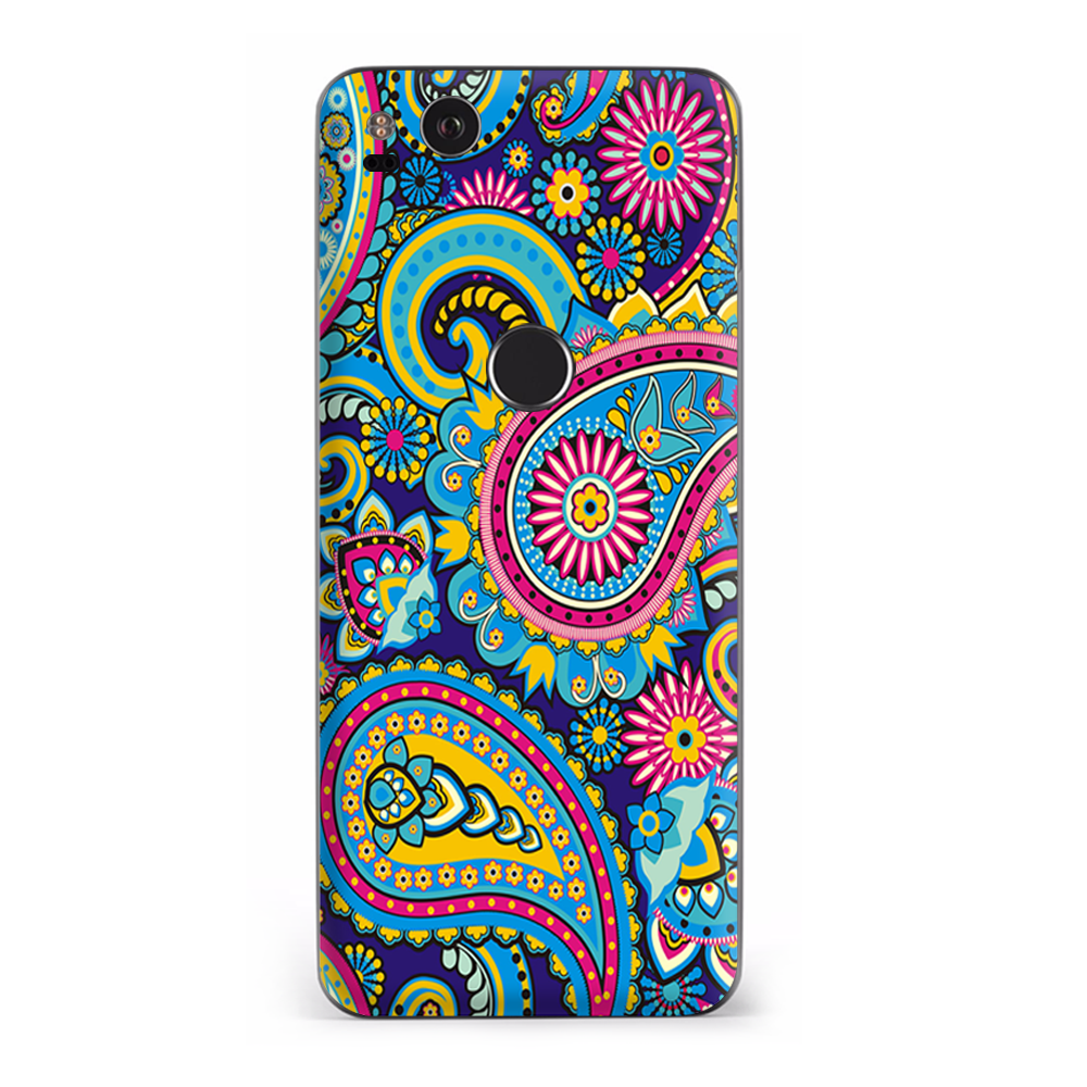 Google Pixel 2 Skins Decal Wrap Colorful Paisley Mix