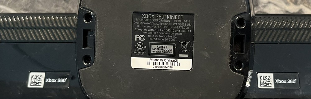 Microsoft Xbox 360 Kinect Connect Motion Black Sensor Bar OEM Model 1414