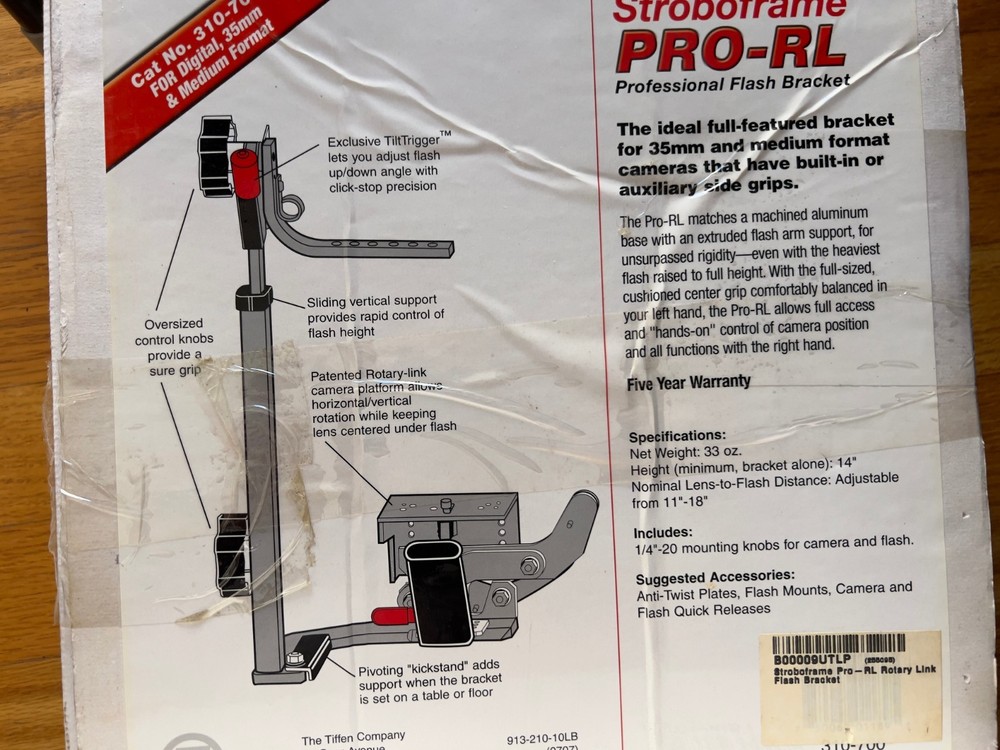 Stroboframe PRO-RL Flash Bracket