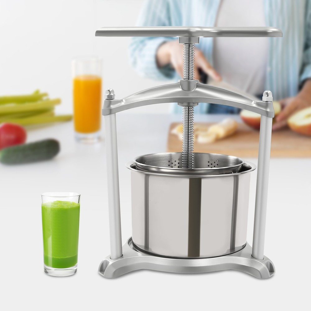 Stainless Steel Fruit Frame Press 6L Cheese Juice Wine Making Home Brew USA