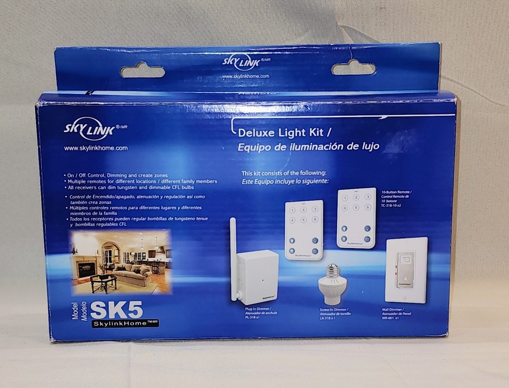 🔥 Skylink Home Model SK-5 Deluxe Light Kit With Remote Control 🔥